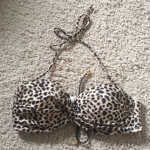 Victoria's Secret cheetah print bikini top